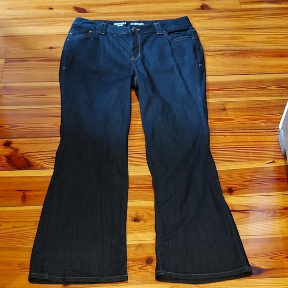 Lane Bryant Distinctly Boot Denim Jeans Dark Wash Size 18 - Picture 12 of 13